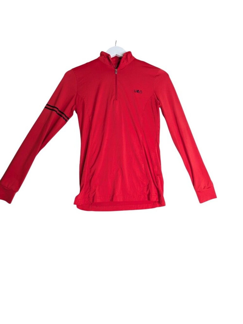 Sport Horse Lifestyle Womens Red Long-Sleeve Equestrian 1/4 Zip  Shirt Size S - Picture 9 of 10